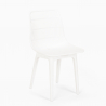 Set 2 Stühle runder Tisch 80cm beige modernes Design Außen Bardus 
