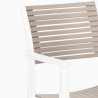 Set tavolo quadrato nero 70x70cm 2 sedie design moderno Clue Dark Scelta