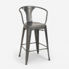 set 4 hocker tisch 60x60cm holz bar küche mason 