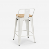 set tisch 60x60cm 4 hocker industrial metall holz bucket steel Maße