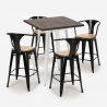 set tisch 60x60cm 4 hocker küche bruck white top light Modell
