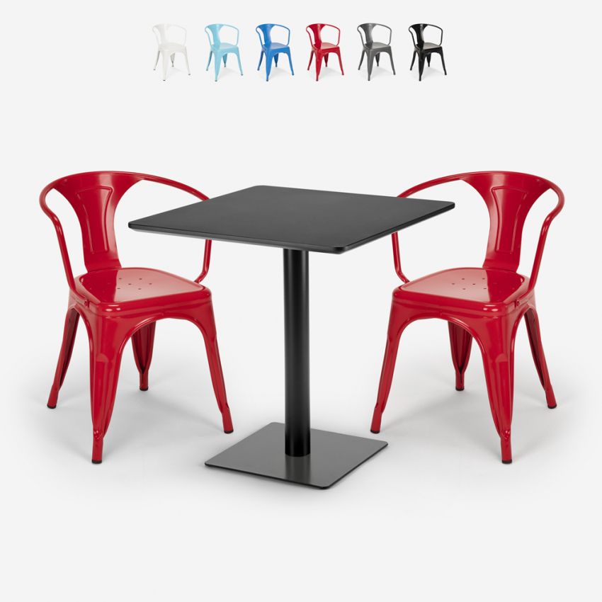 Ensemble Table Horeca 70x70cm et 2 Chaises Design Industriel Cuisine Restaurant Starter Dark Catalogue Ensemble Table Horeca 70x70cm et 2 Chaises Design Industriel Cuisine Restaurant Starter Dark Catalogue