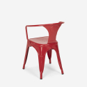 Ensemble Table Horeca 70x70cm et 2 Chaises Design Industriel Cuisine Restaurant Starter Dark 