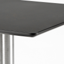 ensemble 2 chaises style et table 70x70cm horeca bar restaurants starter silver 