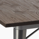 set quadratischer tisch 80x80cm  4 stühle Lix industrial modernes design reeve 