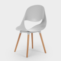 Set rechteckiger Tisch 80x120cm 4 Stühle skandinavisches Design  Flocs Dark Kosten
