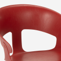 Set 4 sedie design moderno tavolo da pranzo 120x60cm industriale Sixty 