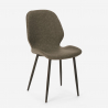 Ensemble 1 Table 80x80cm Industriel et 4 Chaises Design Simili Cuir Cuisine Bar Wright Dark 