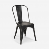 set tisch 80x80cm 4 stühle bar küche industrie vintage almond 