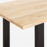 Ensemble Table 200x80cm 6 Chaises Transparentes Design Industriel Cuisine Lewis Achat