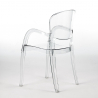 Set Tisch Esstisch 160x80cm l 4 transparente Stühle Holz Metal Jaipur M Kauf