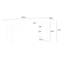 Set Tisch 220x80cm Industrie design 8 Samt Stühle Samsara XXL1 