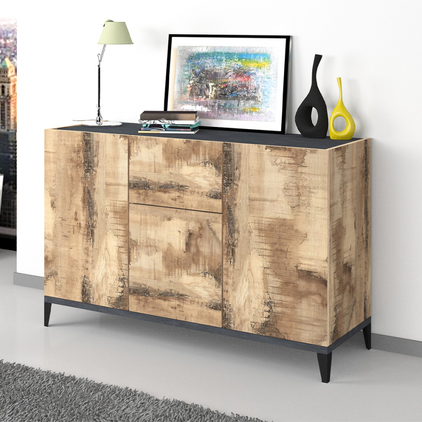 Anrichte Sideboard 120x40cm Flur Wohnzimmer 3 Türen Schublade Rachel Report Aktion Anrichte Sideboard 120x40cm Flur Wohnzimmer 3 Türen Schublade Rachel Report Aktion
