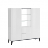 Vitrine Sideboard 120x40cm, 2 Türen, 2 Schubladen, Glasböden, Design Valerie Verkauf