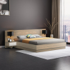 Bett Doppelbett Polsterbett hochklappbar 160x190 cm mit Bettkasten mit 2 Nachttischen im modernen Design Schwaz Auswahl