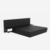Lit double coffre ouvrant 160x190cm avec tables de chevet  Schwaz 
