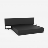 Lit double coffre ouvrant 160x190cm avec tables de chevet  Schwaz 