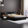 Lit double coffre ouvrant 160x190cm avec tables de chevet  Schwaz 