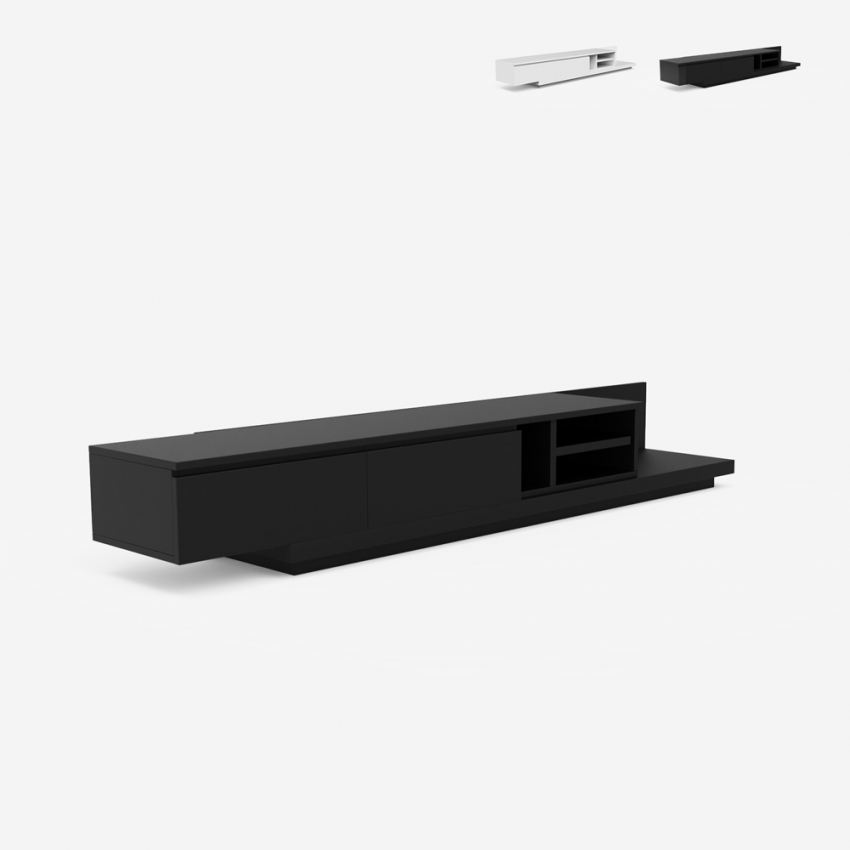 Mobile porta TV soggiorno 3 vani 2 cassetti design moderno Linurk Offerta Mobile porta TV soggiorno 3 vani 2 cassetti design moderno Linurk Offerta