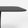 Quadratischer Tisch Design Goblet Stil für Bar Küche Esszimmer Lillium 80 Auswahl