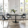 Goblet stil quadratischer Tisch mit abgerundeten Kanten Esszimmer Küche Bar Lillium 100 Verkauf