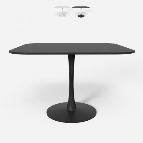 Goblet stil quadratischer Tisch mit abgerundeten Kanten Esszimmer Küche Bar Lillium 100 Aktion