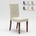 Gepolsterter Stuhl mit Bezug im Henriksdal-Stil für Restaurant aus Holz Comfort Luxury 