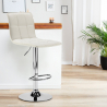Sgabello moderno in similpelle per cucina e bar design Phoenix Sconti