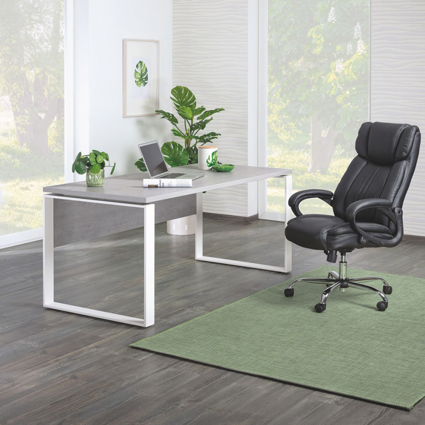 Scrivania 170x80cm ufficio studio smartworking grigio bianco Metaldesk Promozione Scrivania 170x80cm ufficio studio smartworking grigio bianco Metaldesk Promozione