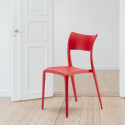 20er Set Stühle stapelbar aus Polypropylen Stühle für Restaurant und Bar Parisienne Modell