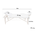 Table de massage pliante en bois lit esthétique esthéticienne portable Kingsize 