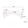 Massageliege Klappbar Holz Mobile Xl Kosmetikliege 3 Zonen Kingsize 