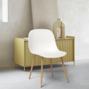Stühle im skandinavischen Design für Küche Esszimmer Restaurant Sleek Auswahl