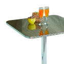 Quadratischer klappbarer Tisch 70x70cm Klapptisch Aluminium Bistrot Tisch Locinas Auswahl