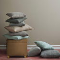 Pouf contenitore portaoggetti cuscini coperte in tessuto Coffree trapuntato Scelta