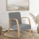 Ergonomischer skandinavischer Design-Sessel aus Holz  für Studio oder Wohnzimmer Frederiksberg Auswahl