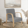 Poltrona in legno design scandinavo ergonomica studio salotto Frederiksberg Scelta