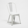 set bar ristoranti 4 sedie tavolino nero horeca 90x90cm just 