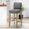 Barhocker Holzküche Design Hoch 74 cm Comfort XL Auswahl