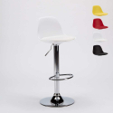 New Orleans Design Bar- und Küchenhocker mit Lederkonsole Lagerbestand