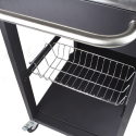 Barbecue gas acciaio inox BBQ 4+1 bruciatori lavello ripiani cremagliera Tartara Caratteristiche