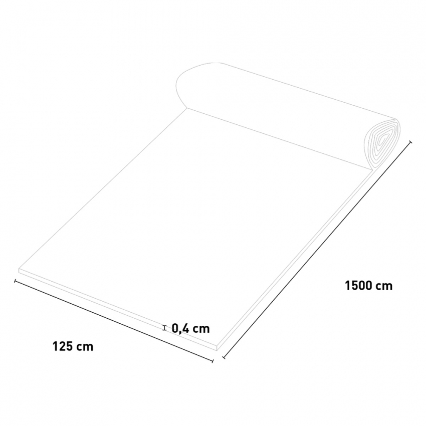 G-Mat Square tappetino fitness quadrato gomma 50x50cm antiurto