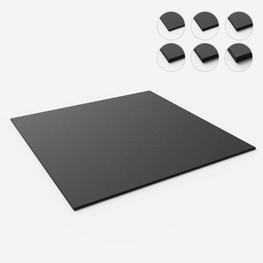 Dalle de revêtement antichoc pour salle de sport 1x1m Fit Square Indoor Promotion Dalle de revêtement antichoc pour salle de sport 1x1m Fit Square Indoor Promotion