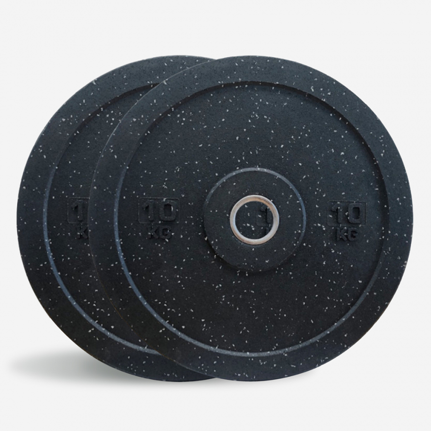 2 x 10 kg Gummischeiben Gewichte Cross-Training Langhantel olympisch Bumper HD Dot Aktion 2 x 10 kg Gummischeiben Gewichte Cross-Training Langhantel olympisch Bumper HD Dot Aktion