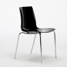Set da esterno 2 sedie design moderno tavolo 70cm rotondo acciaio Remos Misure