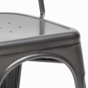 ensemble 2 chaises acier de style design industriel et table ronde 70cm factotum Caractéristiques