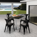 Tavolino quadrato per bar ristoranti hotel 70x70 Horeca 