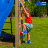 Torretta con scivolo altalena arrampicata parco giochi da giardino bambini Carol-2 Vendita