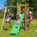Scivolo arrampicata altalena sabbiera bambini parco giochi da giardino Funny-3 Promozione