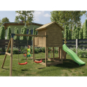 Parco giochi da giardino casetta arrampicata scivolo doppia altalena Galaxy L Prezzo